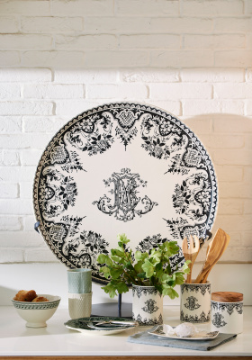 Банка для хранения малая Монограмма