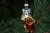 Ёлочная игрушка Кот Тореадор в Золотом костюме