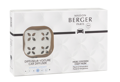 Автодиффузор-клипса Уют с ароматом Уютный мускус